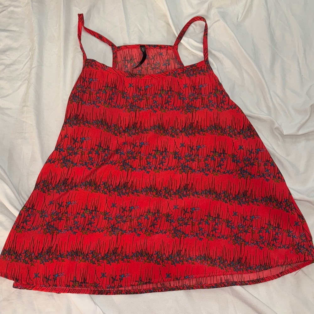 Red/Orange Halter top